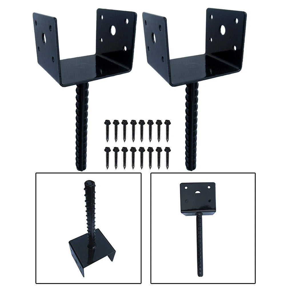4X4 Post Anchor for Fence and Deck (Pre-drilled Screw Holes)