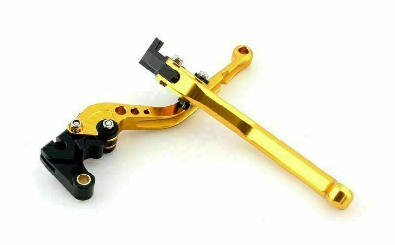 Long Brake Clutch Levers for Honda CBR650F/CB650F (2014–2015) (F-18/H-65) Gold T9