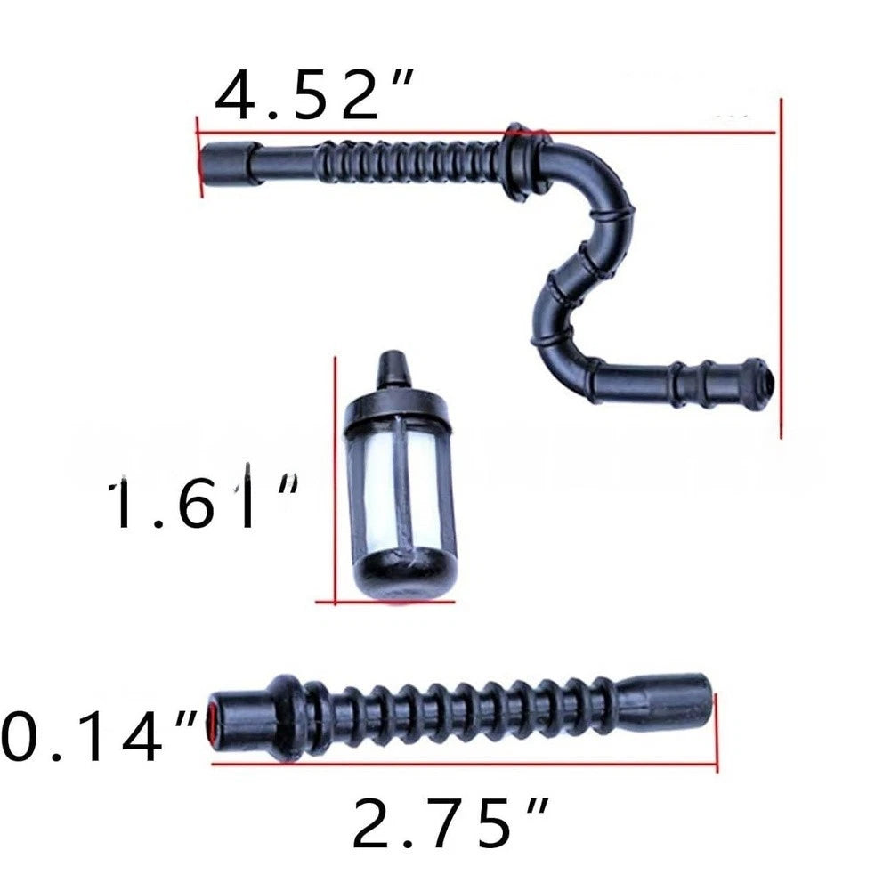 Fuel Hose Set for Chainsaw (Includes Fuel Filter, Impulse Line)