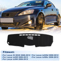 Dash Cover for Lexus IS XE20 (2006–2012) Faux Leather Black White Line
