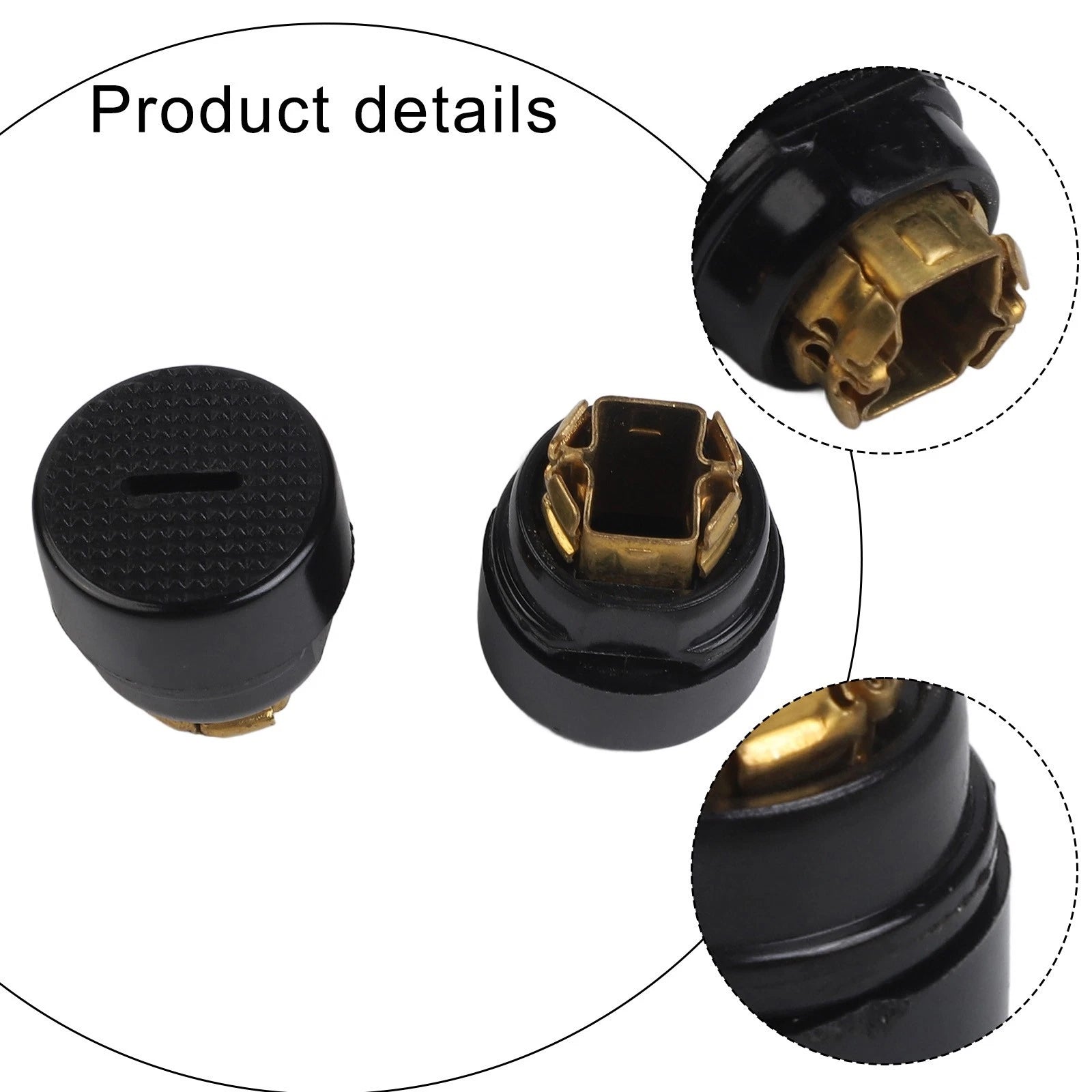Carbon Brush Cap and Holder for Angle Grinder (Compatible with )