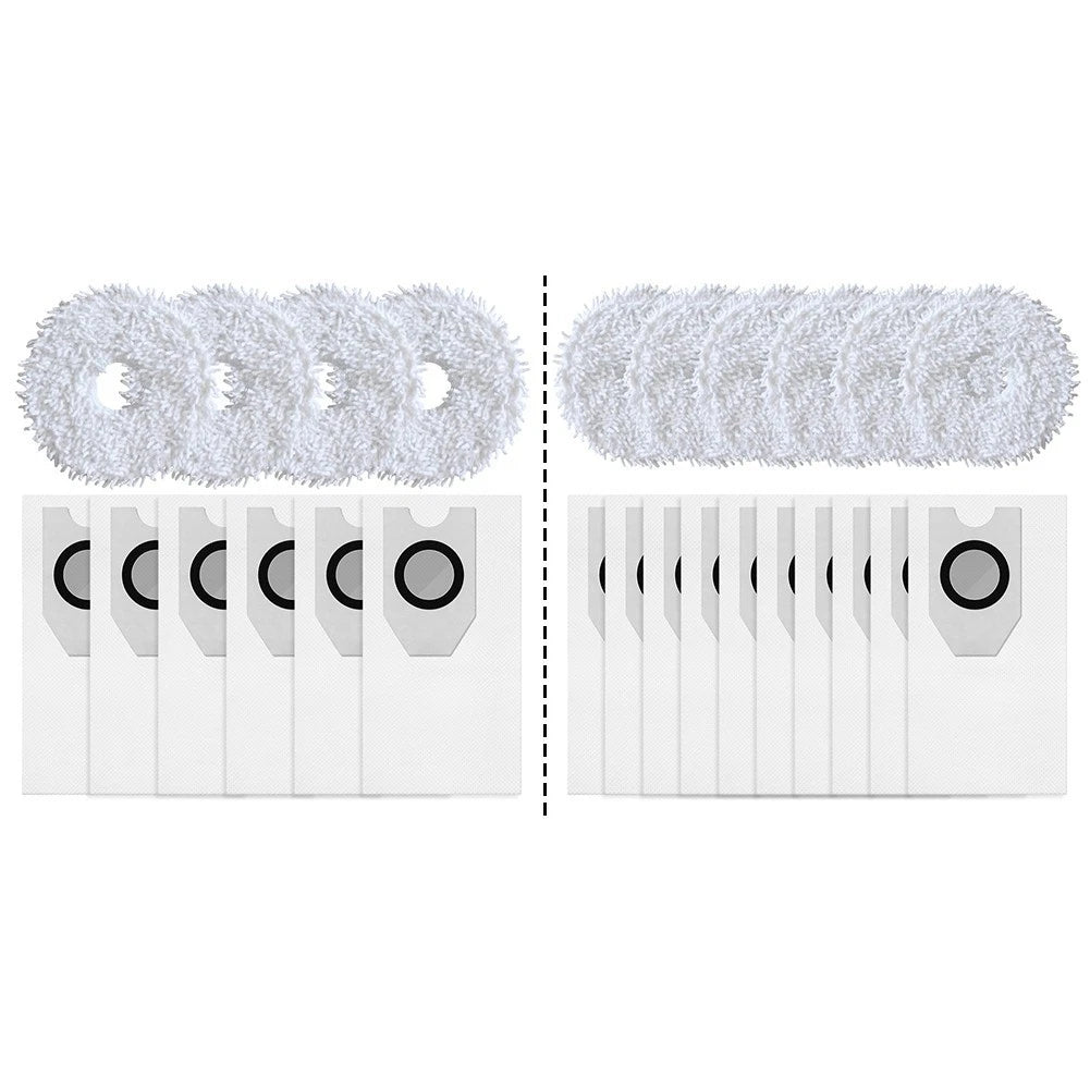 Replacement Mop Pads and Dust Bag Kit for Eureka J12 (Compatible)