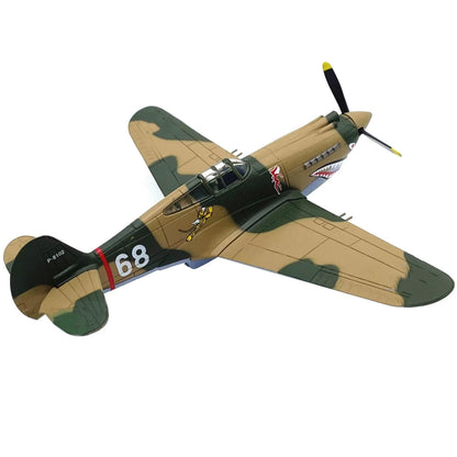 1/72 Diecast Alloy P40 Fighter Aircraft Model for Static Display
