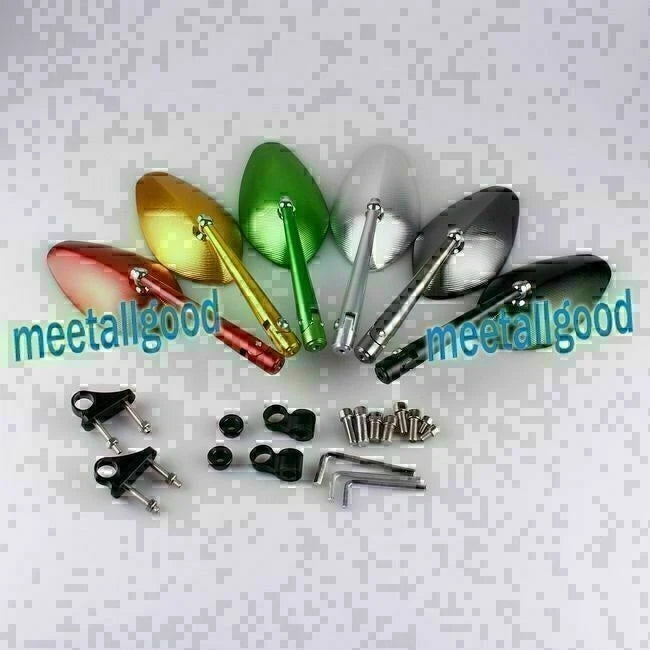 Set of 2 Leaf Shaped Rear View Side Mirrors for Yamaha YZF R6 R1 (2003–2007)