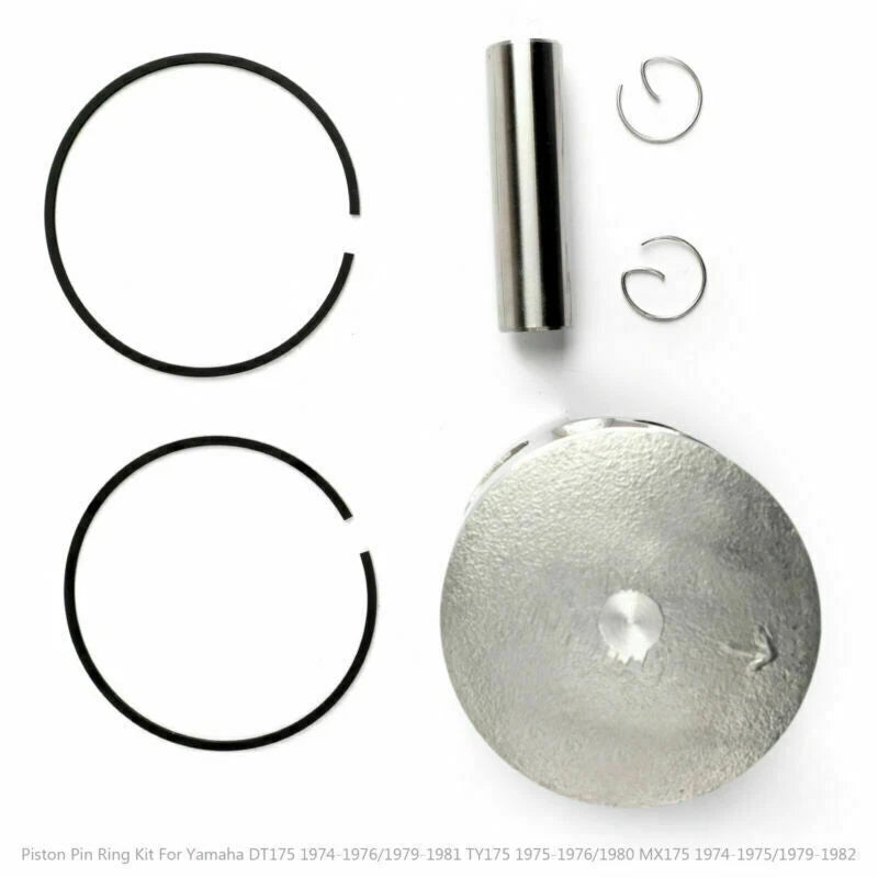 Piston Kit +0.75 for Yamaha 175DT 175MX YT175 (1974–1982) Bore 66.75mm T9