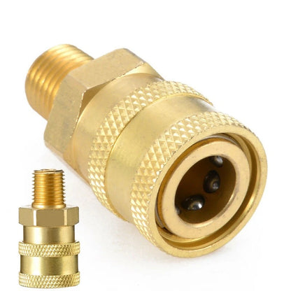 Brass Quick Coupler for High-Pressure Equipment