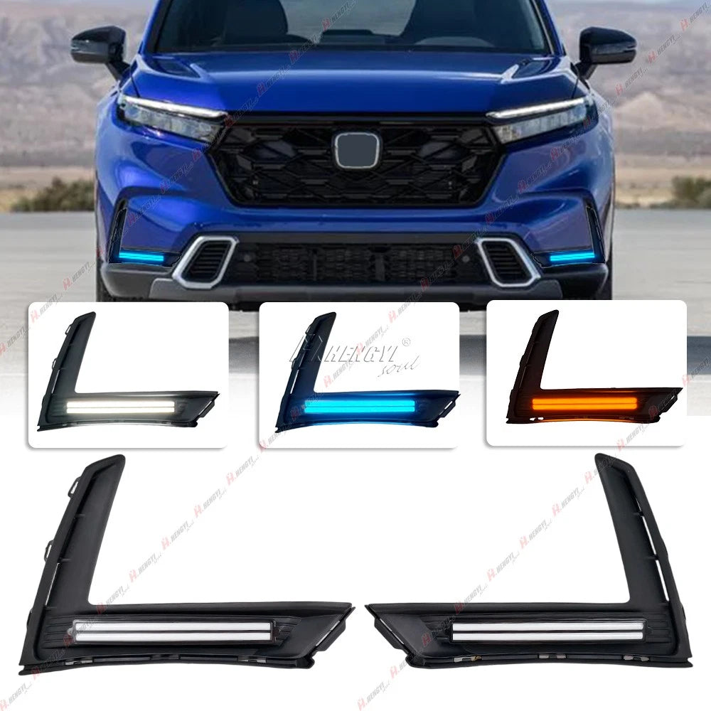 LED Dynamic DRL Fog Lamp Turn Signal for Honda CR-V (2023–2023)