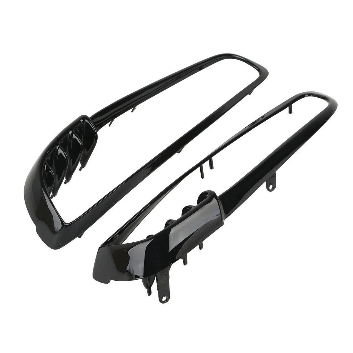 Black Radiator Trim Bezels for Harley V-Rod VRSCA VRSCB Night Rod (2001–2010)