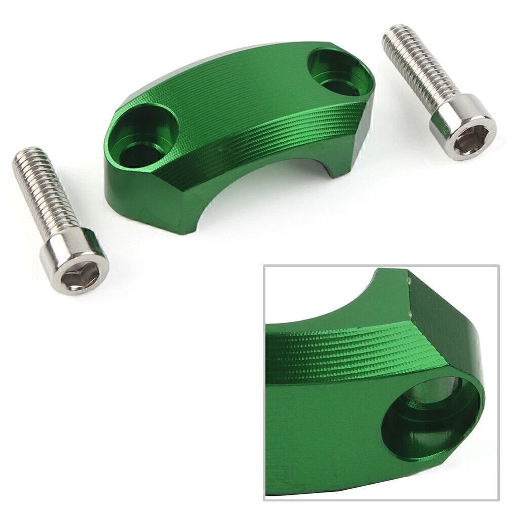 22mm Green Master Cylinder Perch Clamp Cover for Motocross MX Enduro