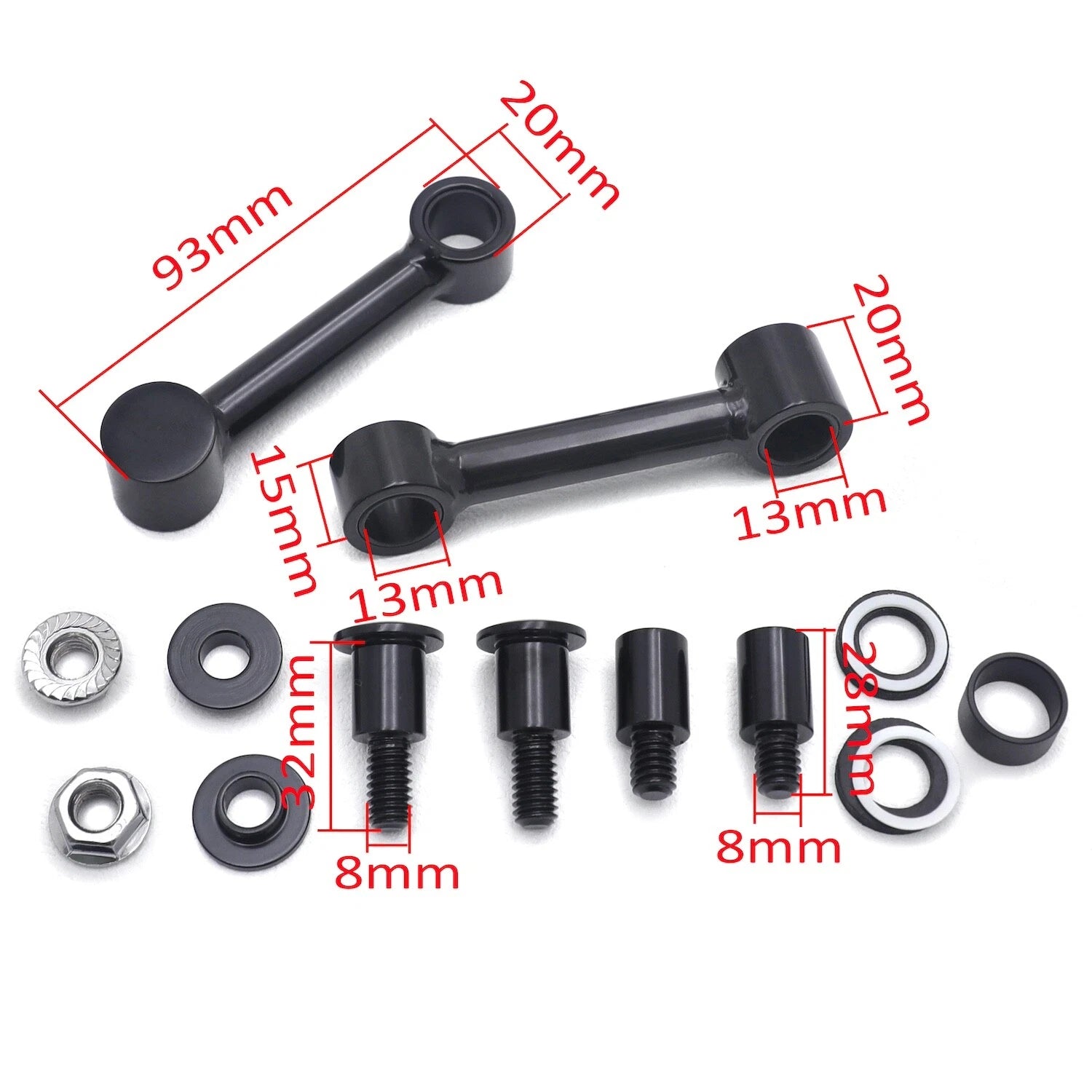 Front Fender Mount Bracket Kit for Harley Softail Springer FXSTS (1993–2006)