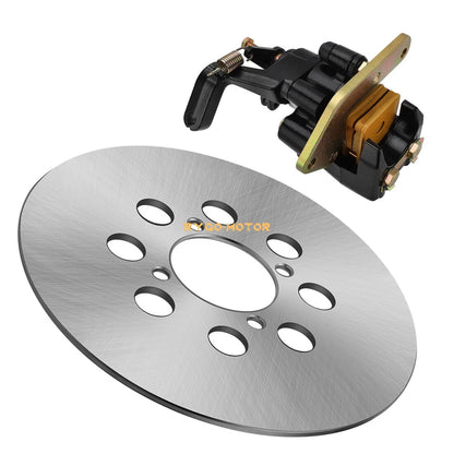 Rear Brake Disc Rotor & Caliper w/Pads for Yamaha Raptor 660R (2002–2005)
