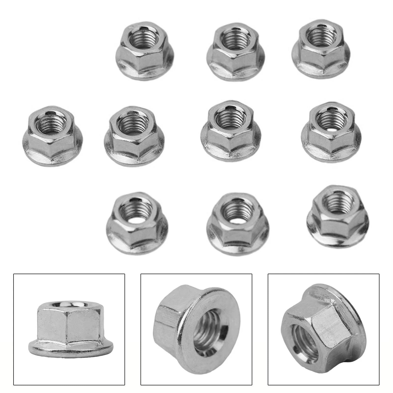 Set of 10 Bar Nuts for Universal Use