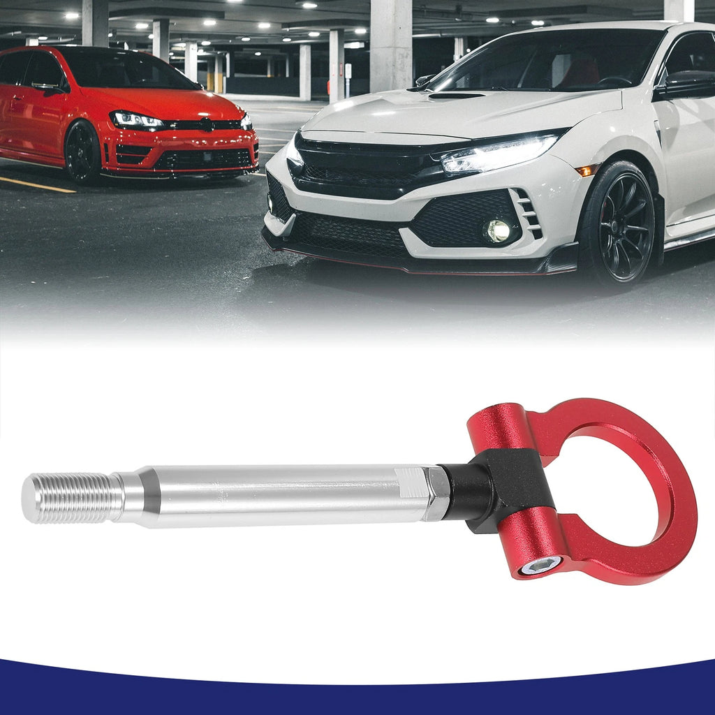 Front Tow Hook Screw for Subaru Trailer Ring Eye Red (Fits 1 Piece)