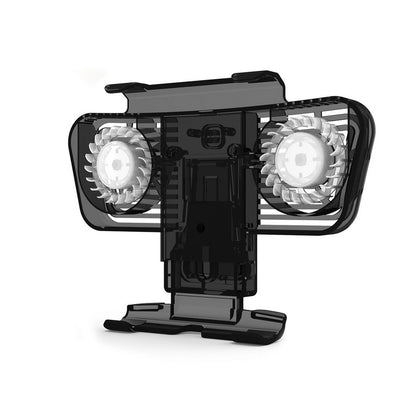 2 Blue LED Fan Cooling Holder Bracket for Steam Deck/Switch/OLED
