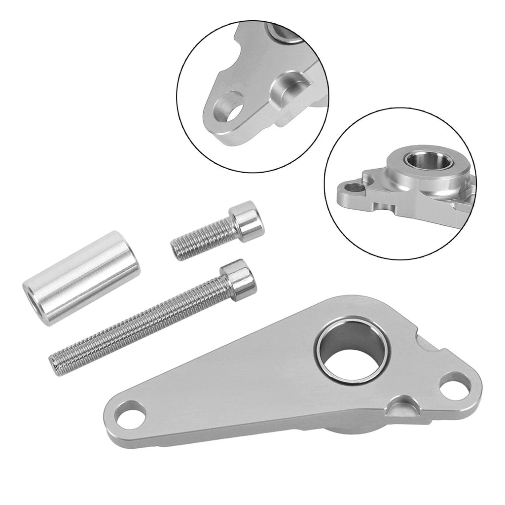 Shift Gear Lever Stabilizer for Honda CBR600RR (2020–2022) T9 Aluminum Silver