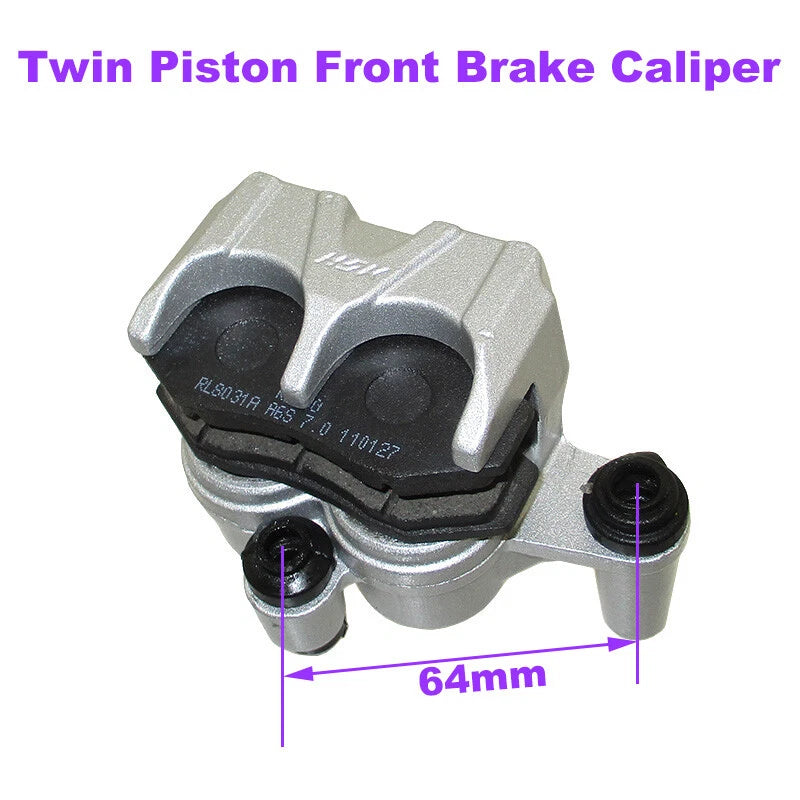 Twin Piston Front Brake Caliper for SSR Atomik Pit Bike