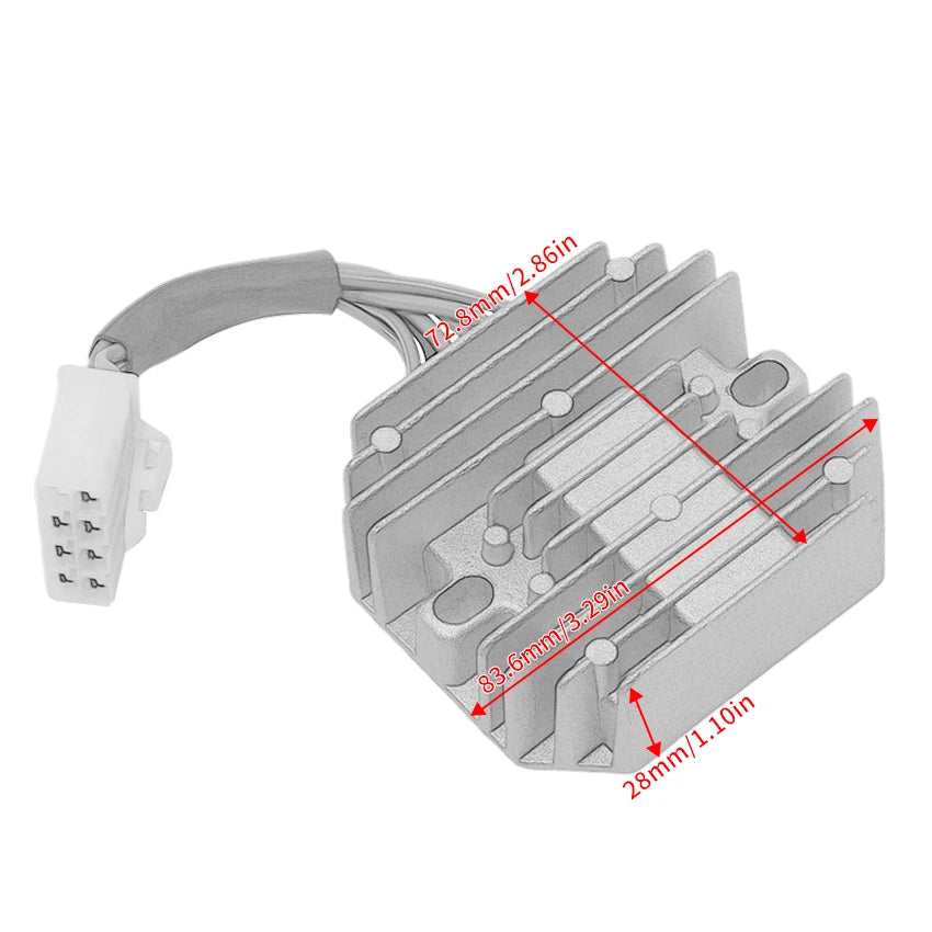 Voltage Rectifier Regulator for Piaggio Ape Calessino City (2013–2019)