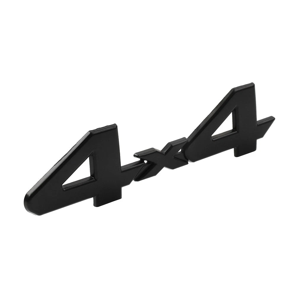 3D Rear Tailgate Emblem Badge Overlay Decal for Universal Fit (Black)