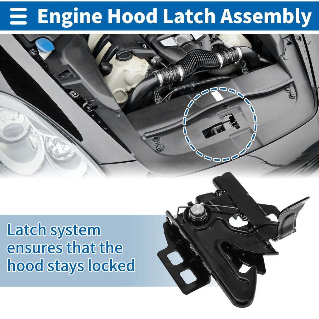 Hood Latch Assembly Replacement for Chevrolet Express 1500 (2003–2014)