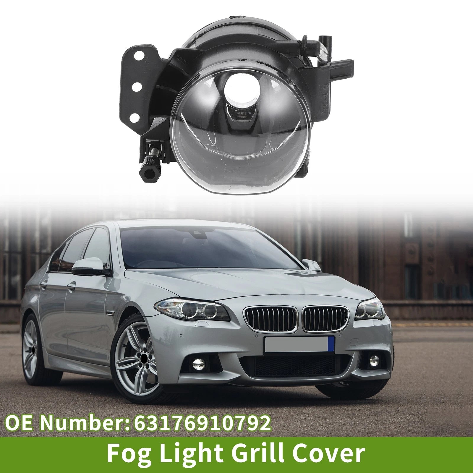 Right Fog Light Grill Replacement for BMW 5 Series (2004–2008)