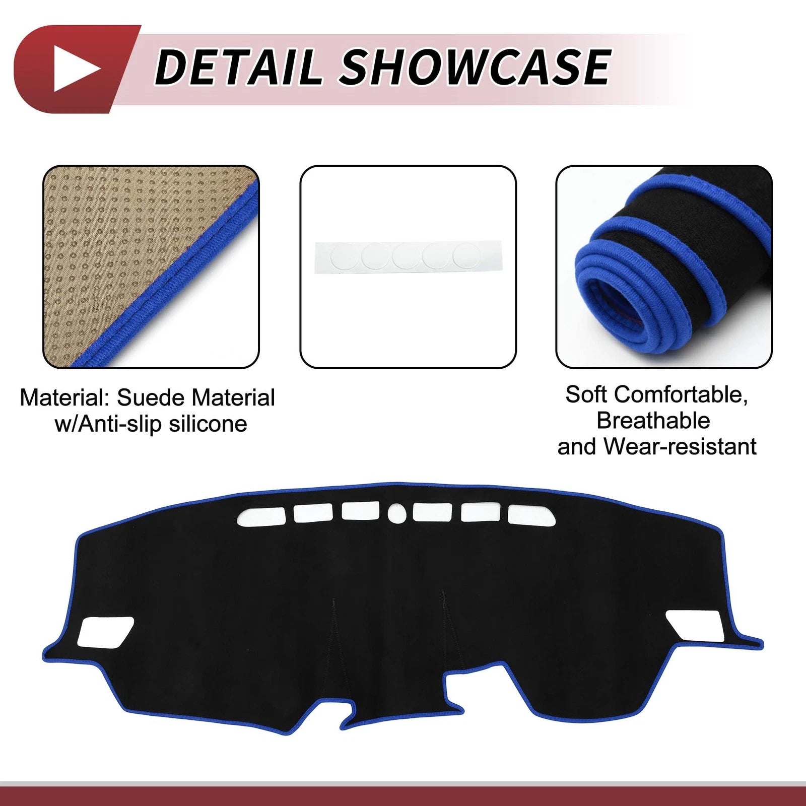 Dashboard Dash Cover Mat Sun Protector for Toyota Raize (2013–2020)