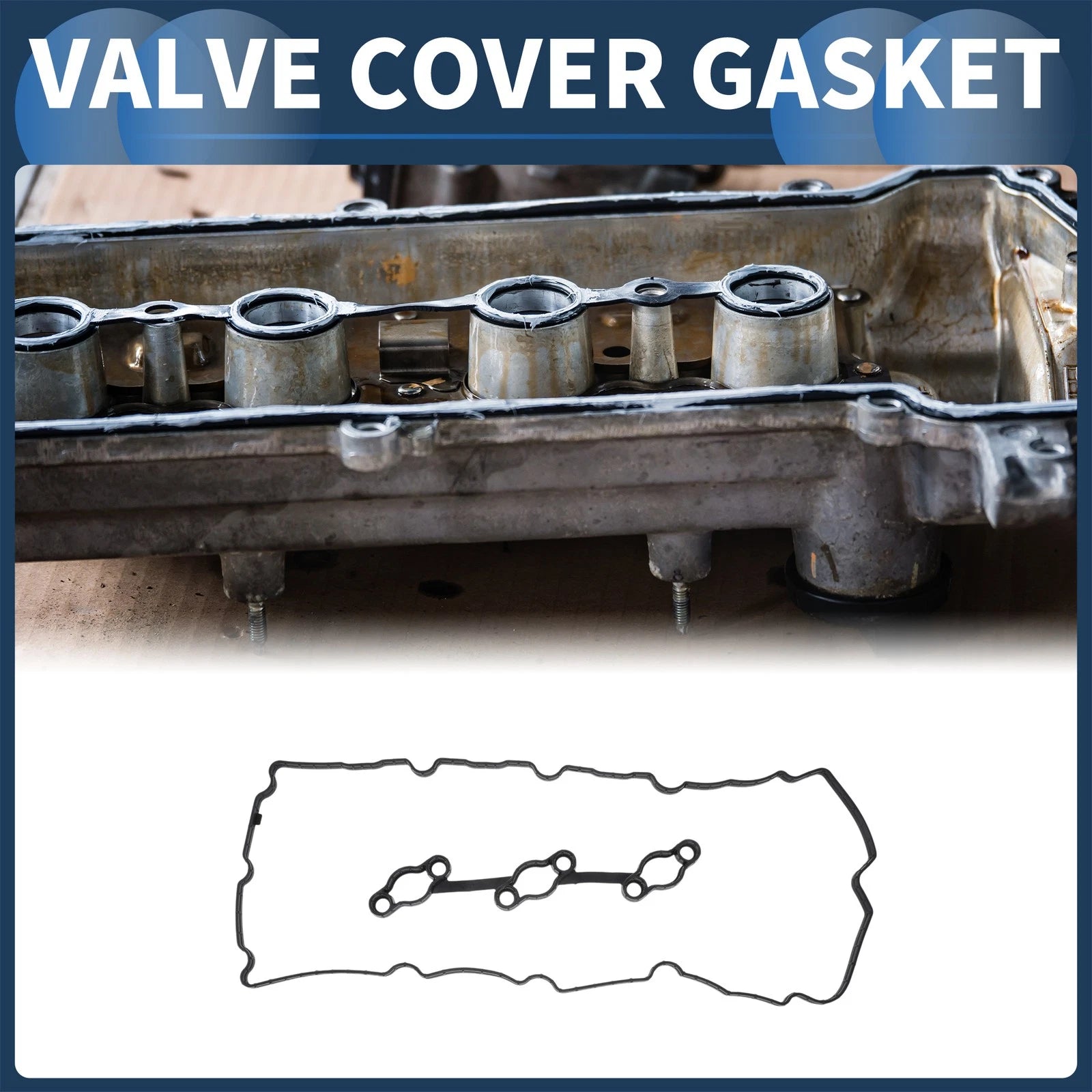 Valve Cover Gasket Set Replacement for Nissan Frontier Pathfinder (2005–2020)