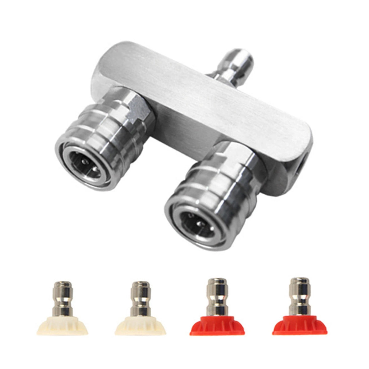 Dual Pressure Washer Nozzle for 5000PSI (1/4 inch Quick Connector)