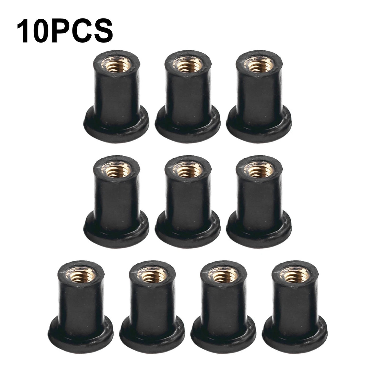 Nuts Fairing Screws for ATV Motorcycle Neoprene
