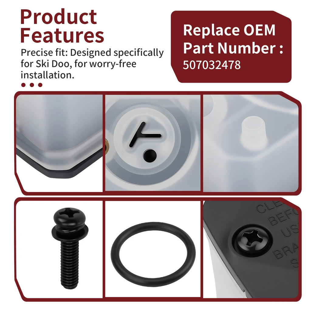Master Cylinder Reservoir for Ski-Doo Mach Z 600, 900 ACE Turbo