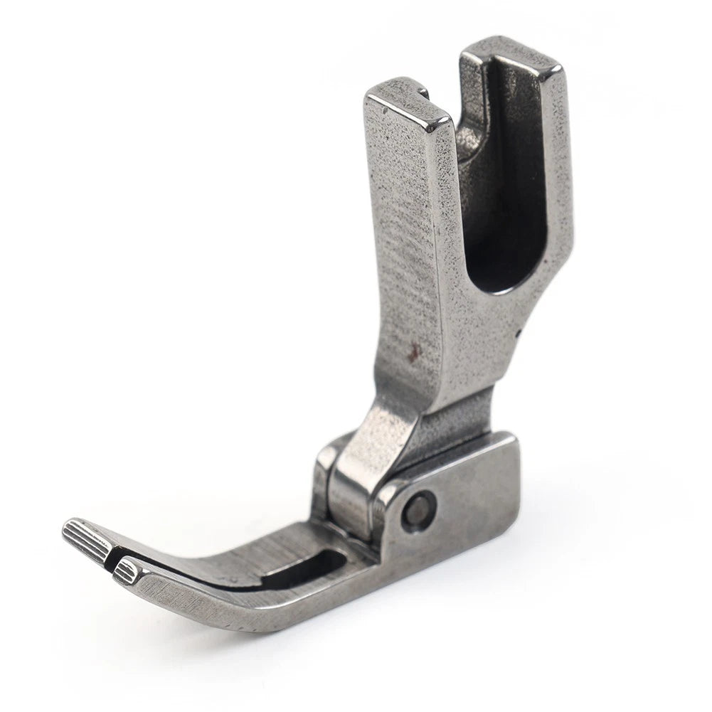 Hinged Zipper Right Foot for Industrial Needle Feed Sewing Machine