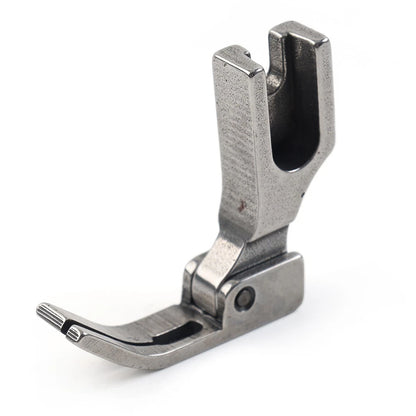 Hinged Zipper Right Foot for Industrial Needle Feed Sewing Machine