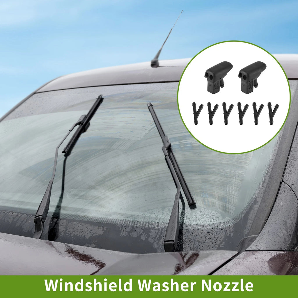 Windshield Washer Nozzle w/ Hose Connector for Jaguar (No.C2S16868)