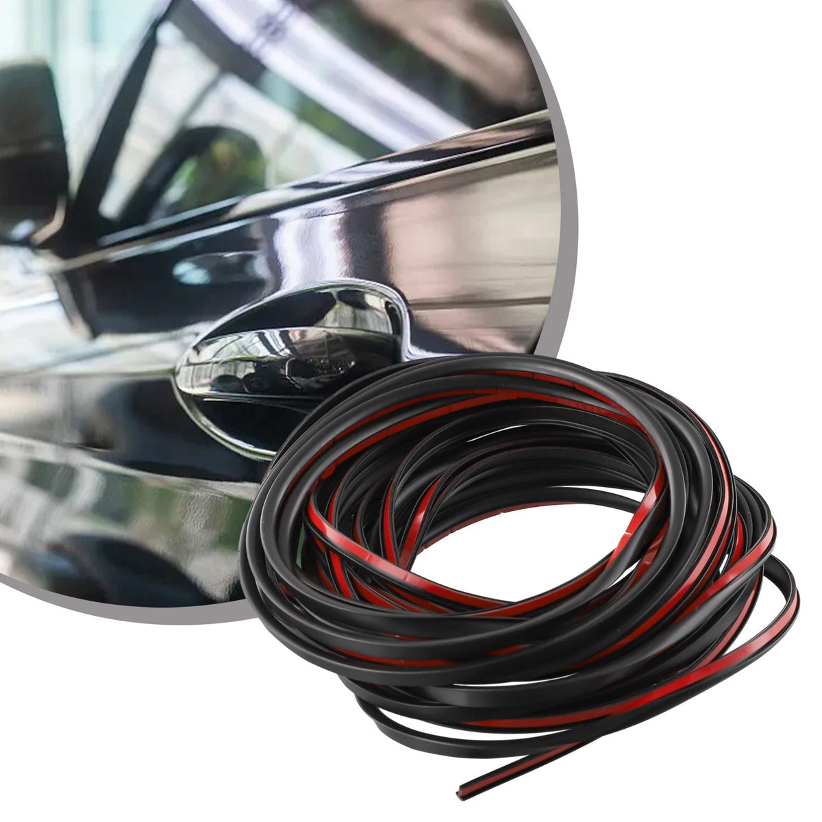 10m Rubber Door Edge Trim Molding Seal Strip Protector for Car