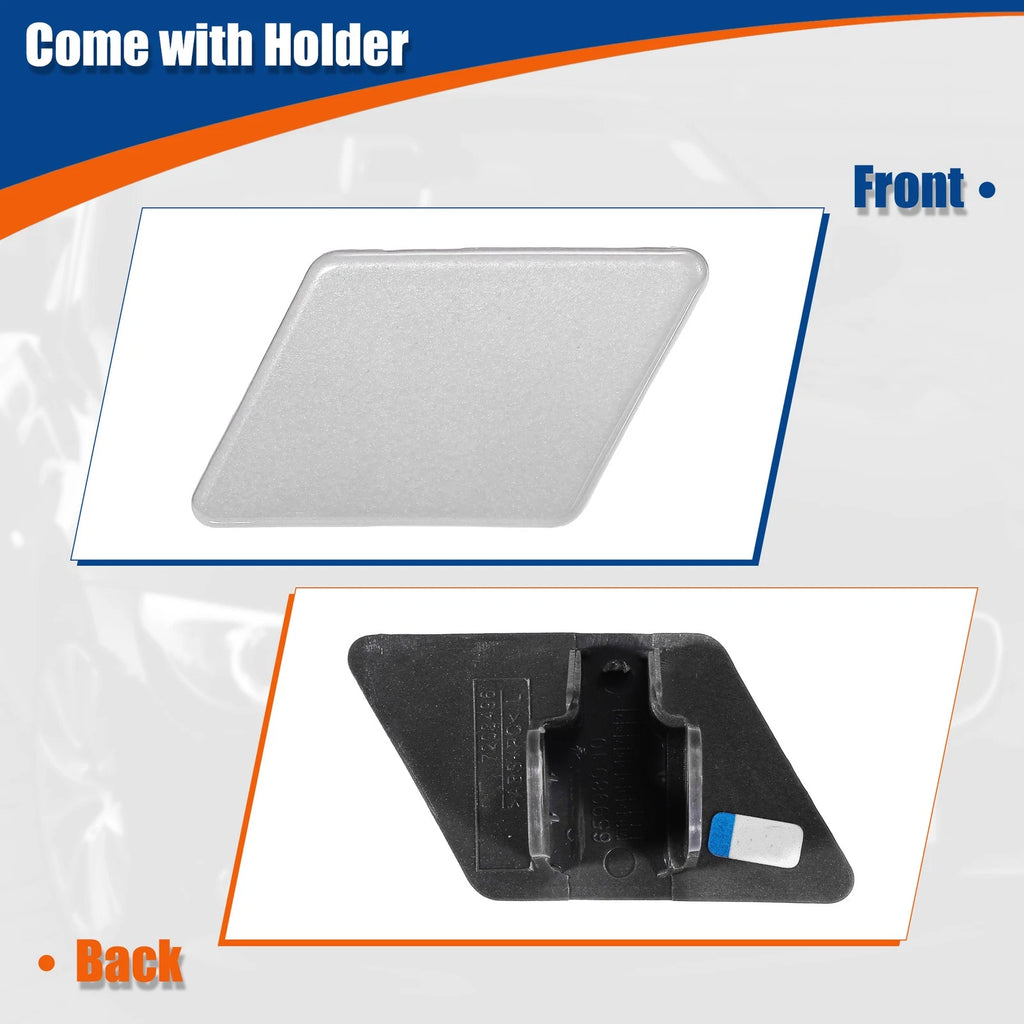 Left Side Front Bumper Washer Nozzle Cover for BMW E90 E91 (2006–2012)