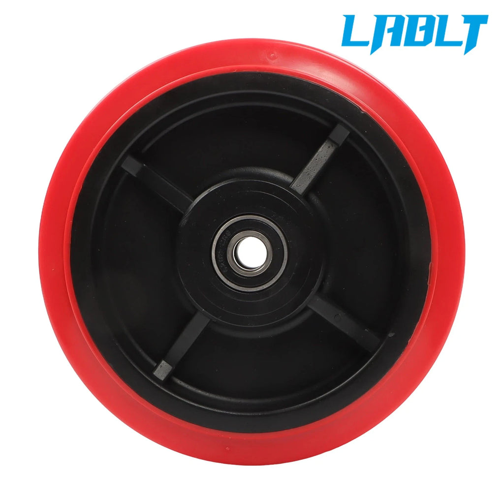 Set of 4 Caster Wheels for (8" × 2", Polyurethane, 1100lb)