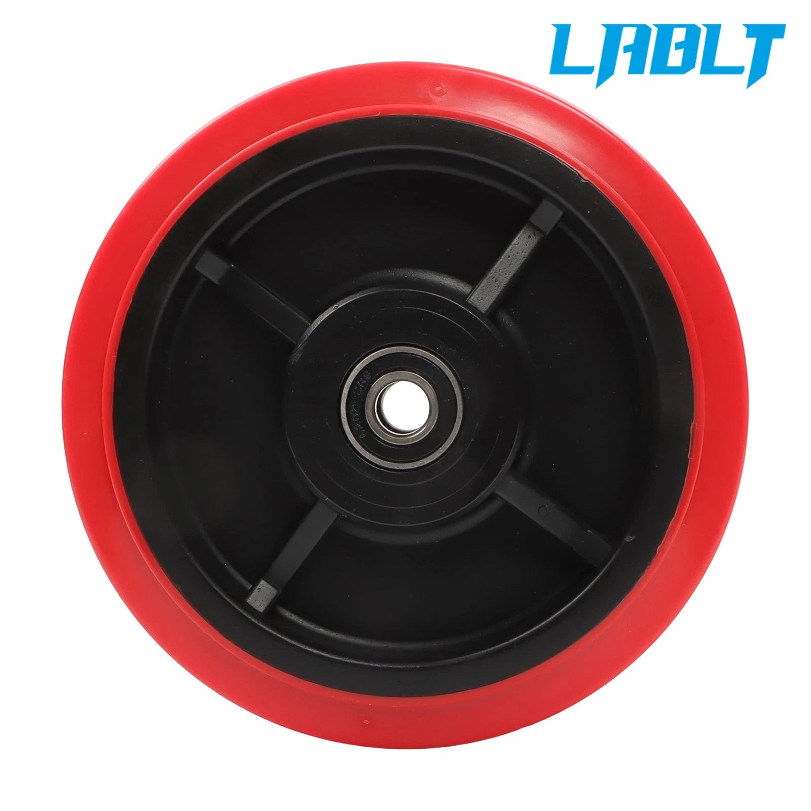 Set of 4 Caster Wheels for (8" × 2", Polyurethane, 1100lb)