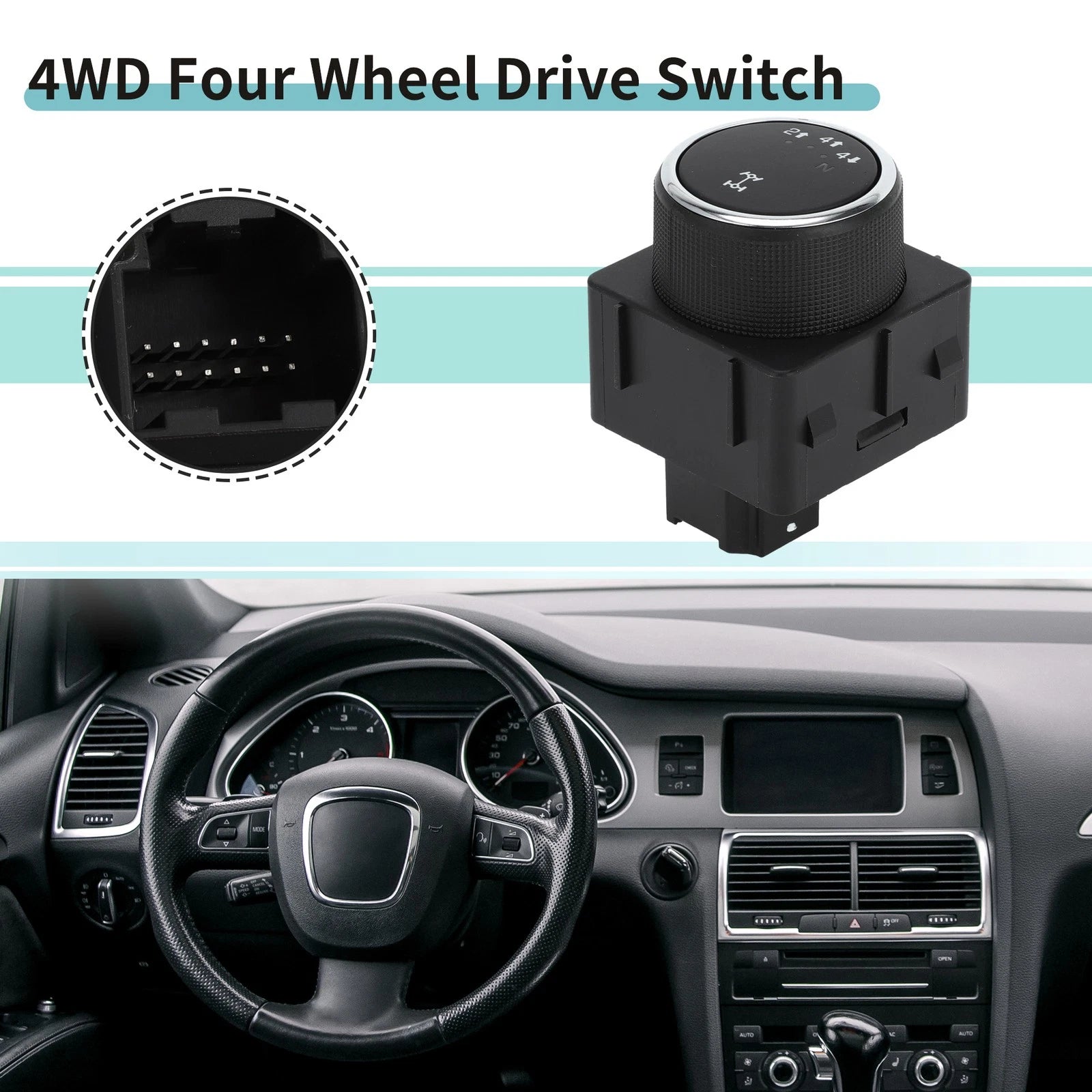 4WD Wheel Drive Switch Replacement for Chevrolet Silverado 1500 2500 HD (2011–2018)
