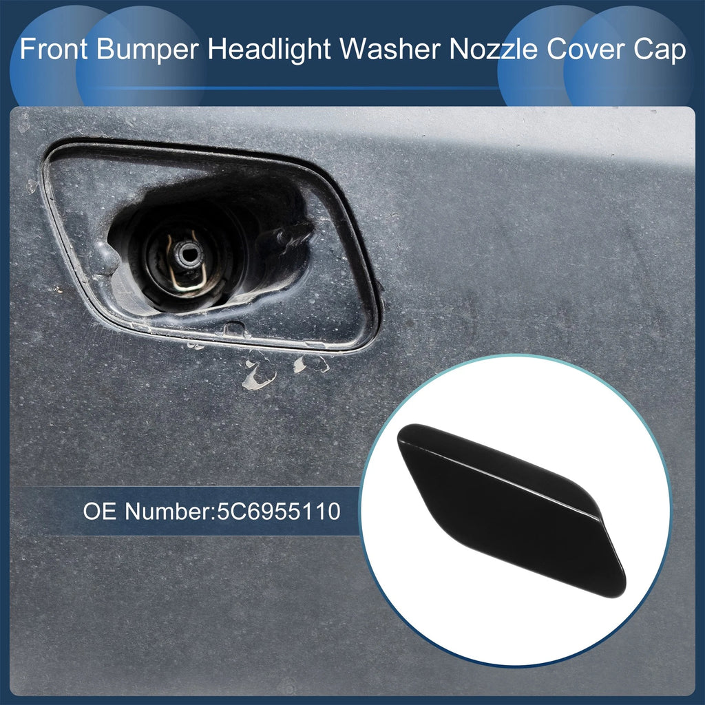 Front Right Washer Nozzle Cover Cap Replacement for Volkswagen Jetta A6 (2011–2014)