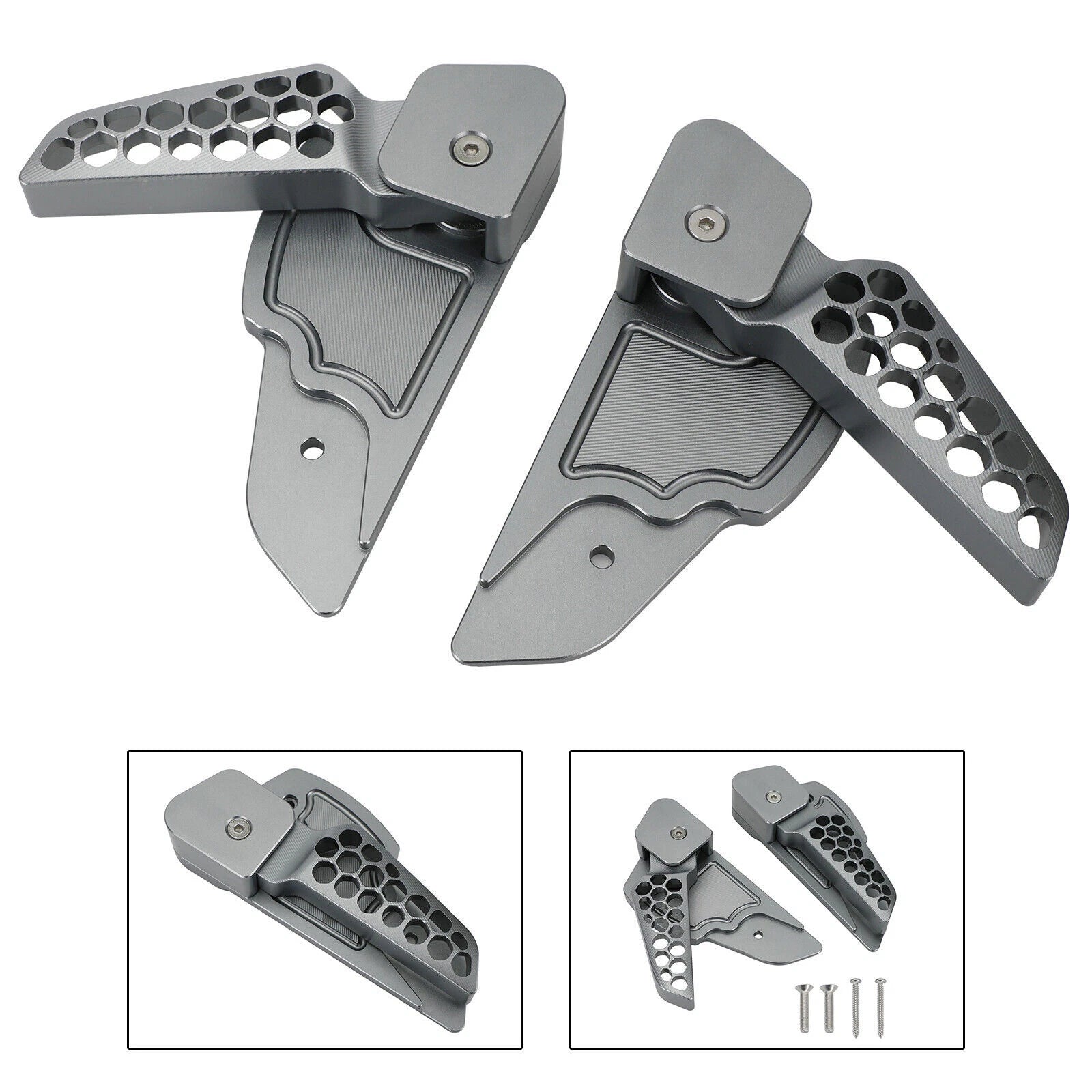 Rear Footrests Foot Pegs for Vespa Primavera/Sprint 125 150 (2017–2020)
