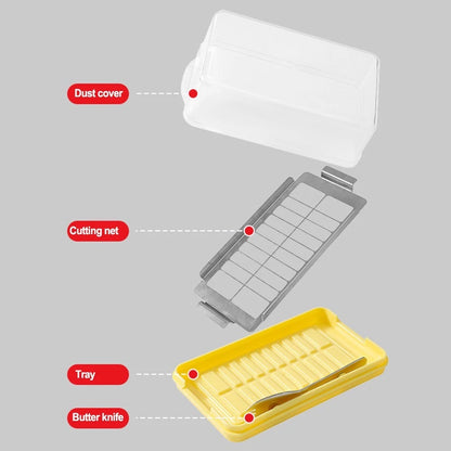 Transport Cheese and Butter Anywhere with Convenient Handles and Fork