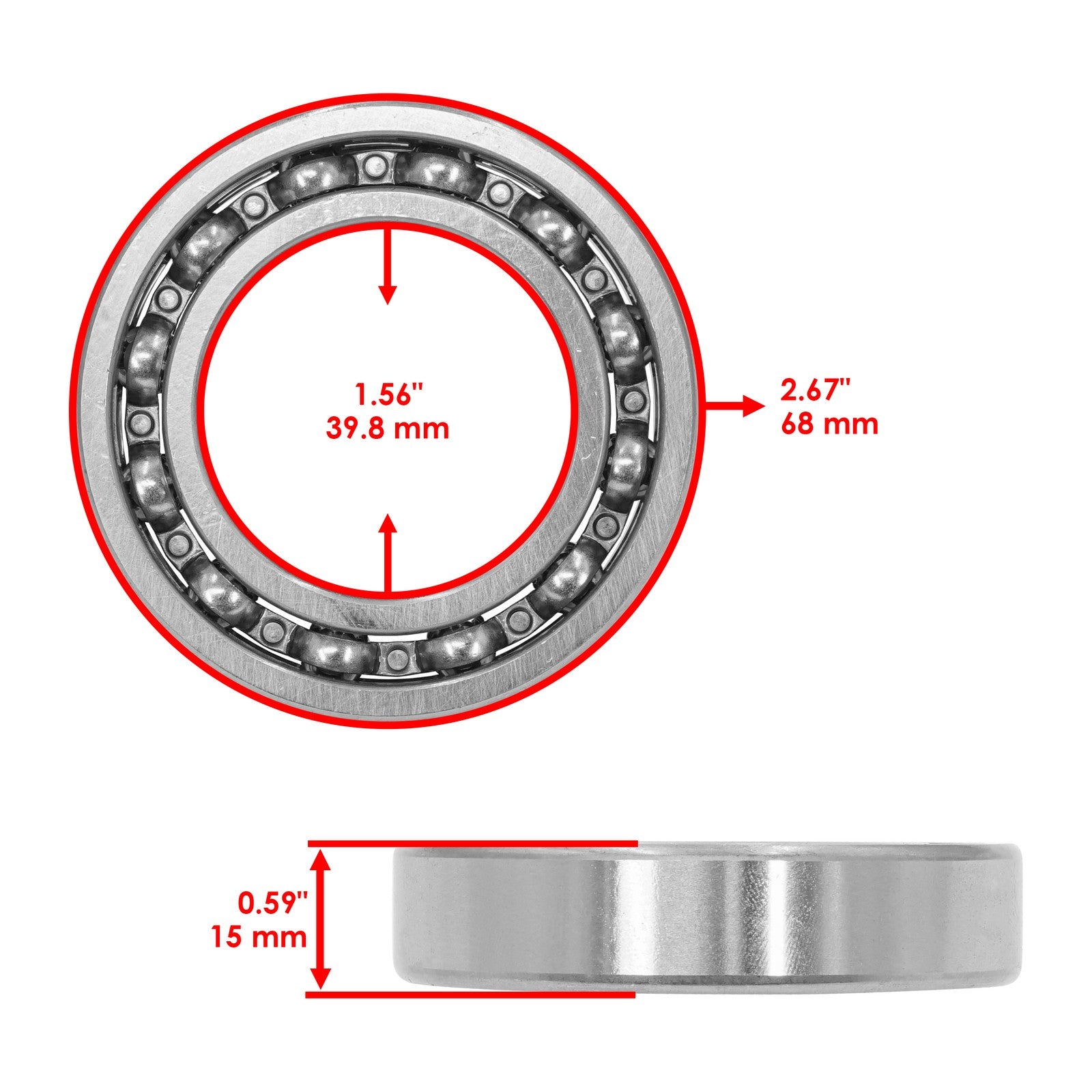 Rear Differential Bearing Replacement for Can Am Commander 800R MAX 2018–2020