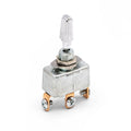 3 Pin Chrome Toggle Switch for Reliable Performance (50A)