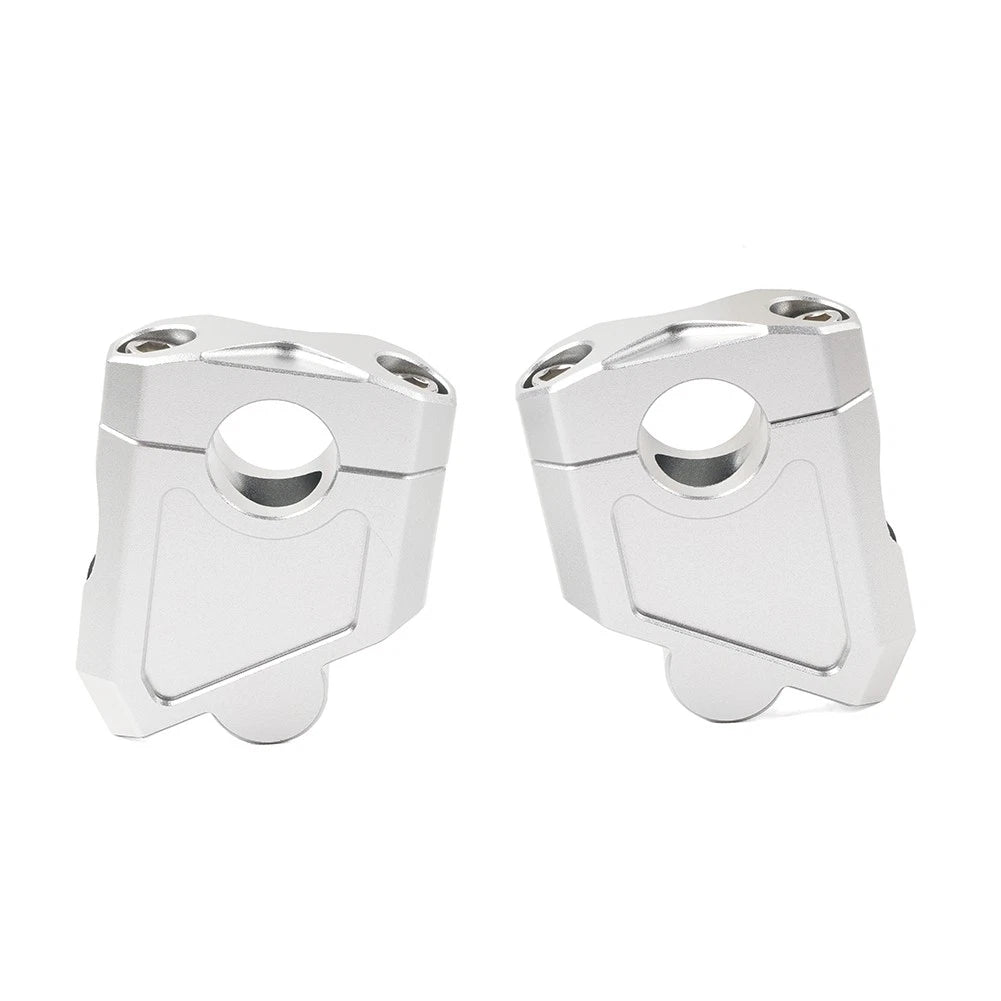 Handlebar Mount Clamp Riser for Honda Kawasaki (7/8" 22mm)