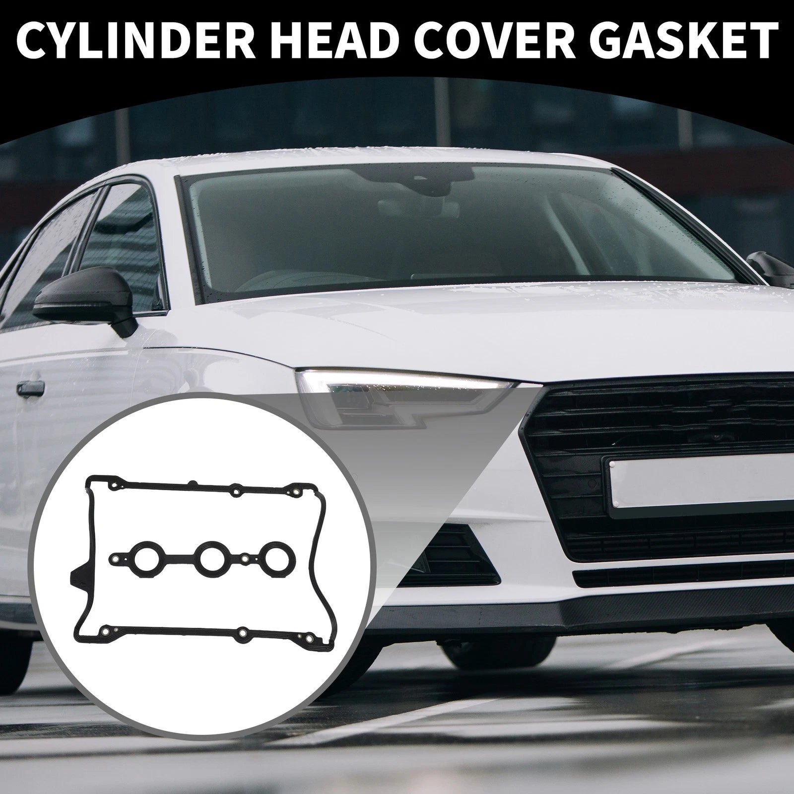 Valve Cover Gasket Replacement with Spark Plug Seals for Audi A4 (1996–2005)