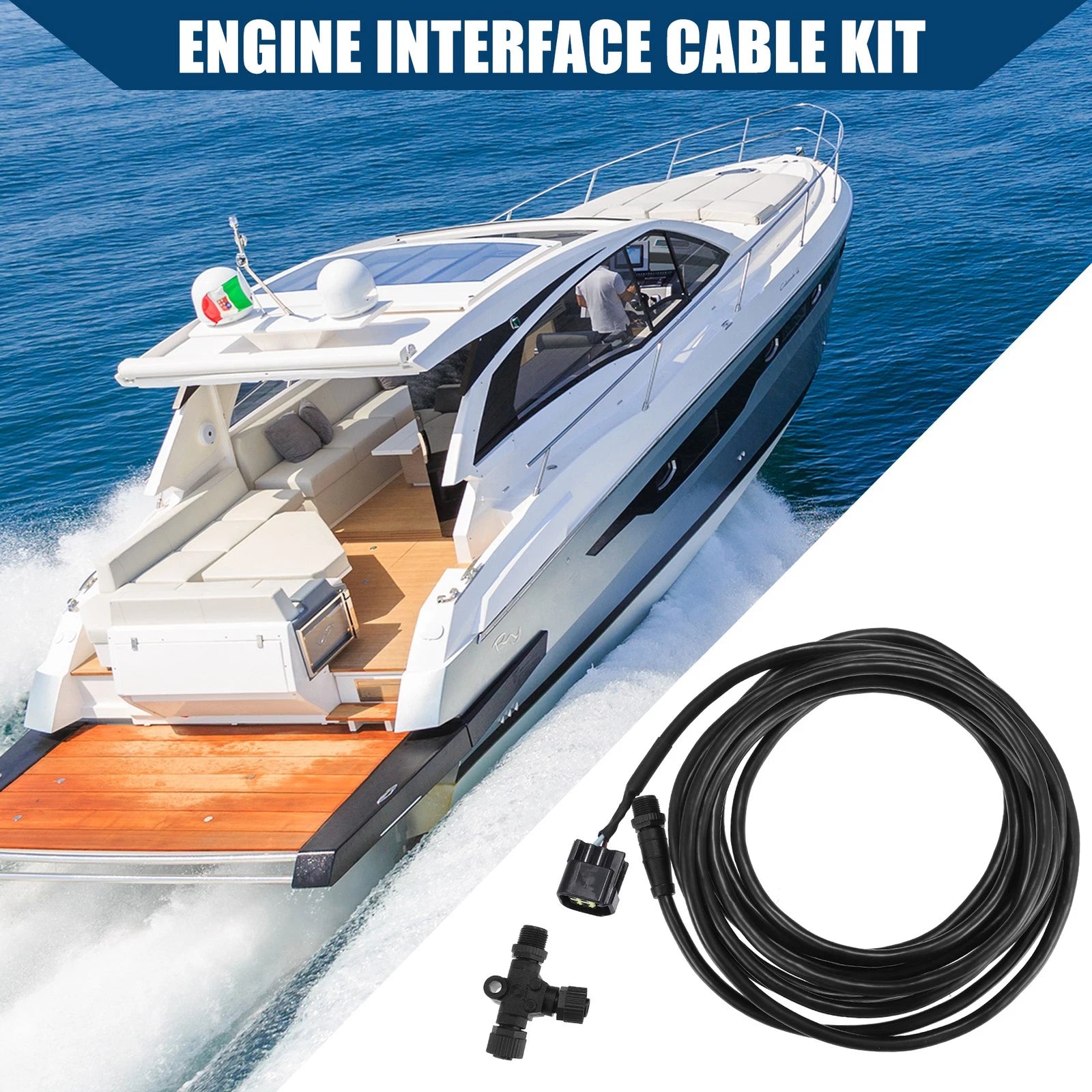 Engine Interface Cable for Yamaha (2006–Present) 4.5M Replacement Set