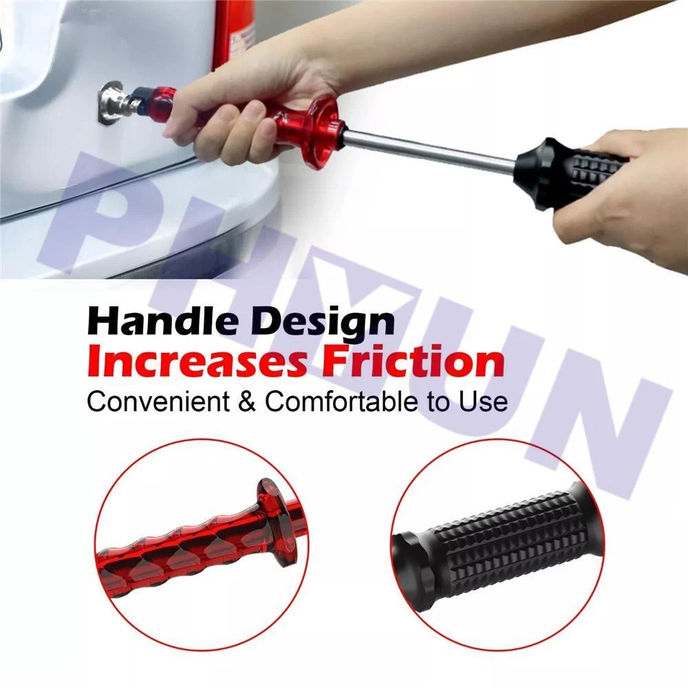 Slide Hammer Dent Puller & Tab Tools for Car Dent Repair Kits (Cold Glue)