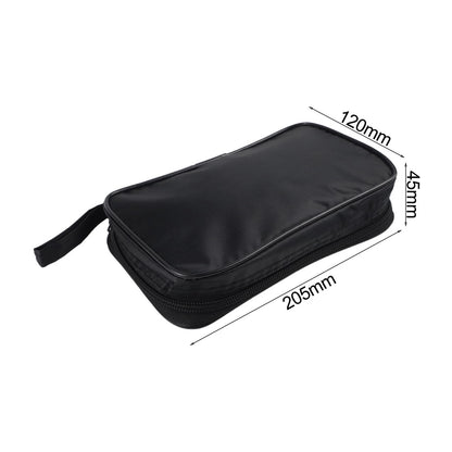 Soft Black Cloth Case for Multimeter (Shock Absorption, Water Resistant)