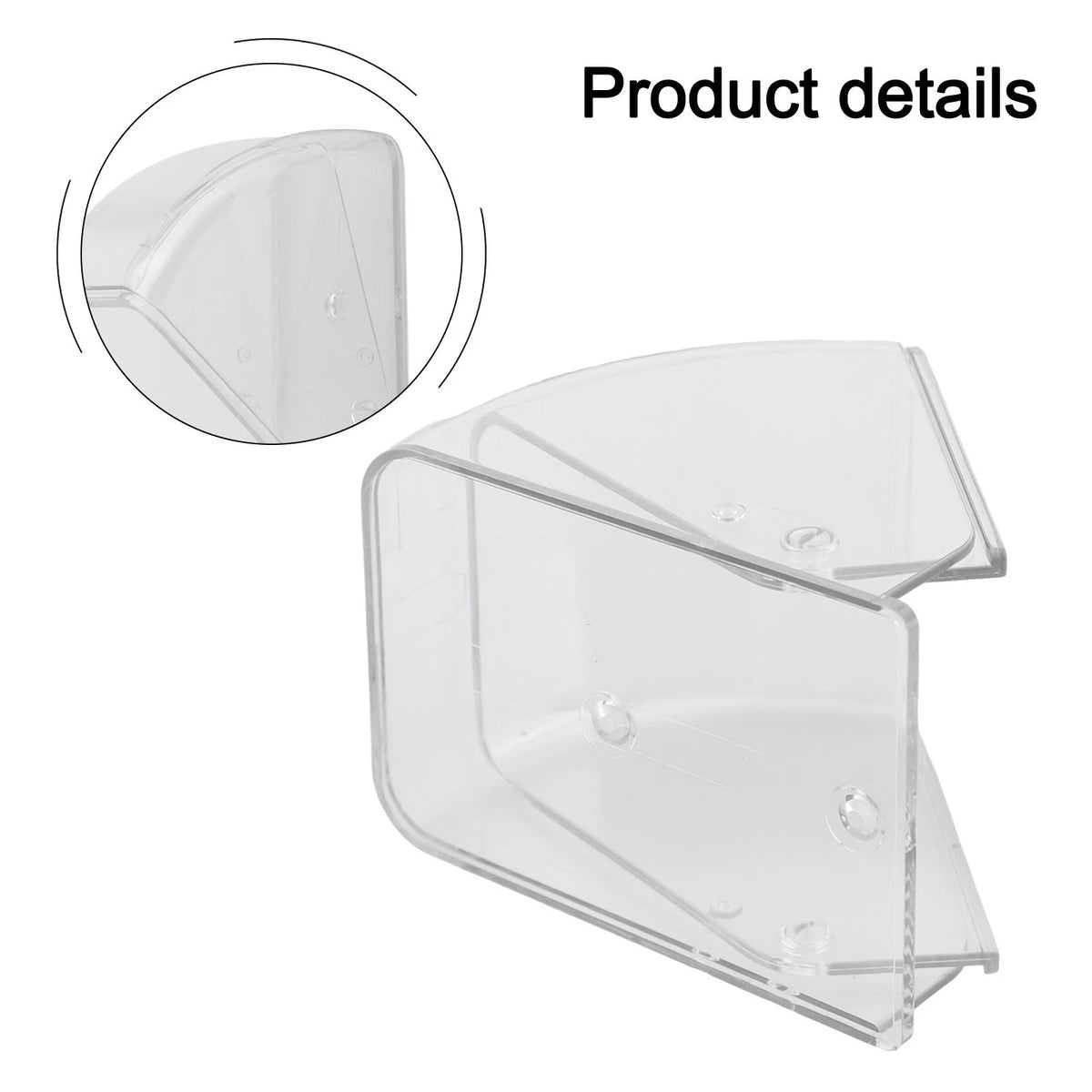 Clear Waterproof Doorbell Cover for Protection Against Rain and Moisture