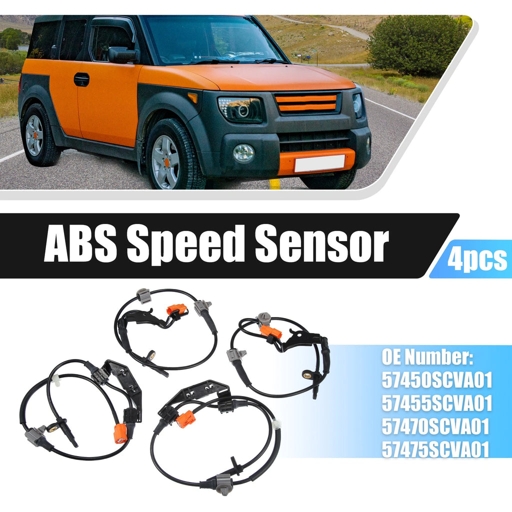 Set of 4 ABS Speed Sensors for Honda Element (2003–2011)
