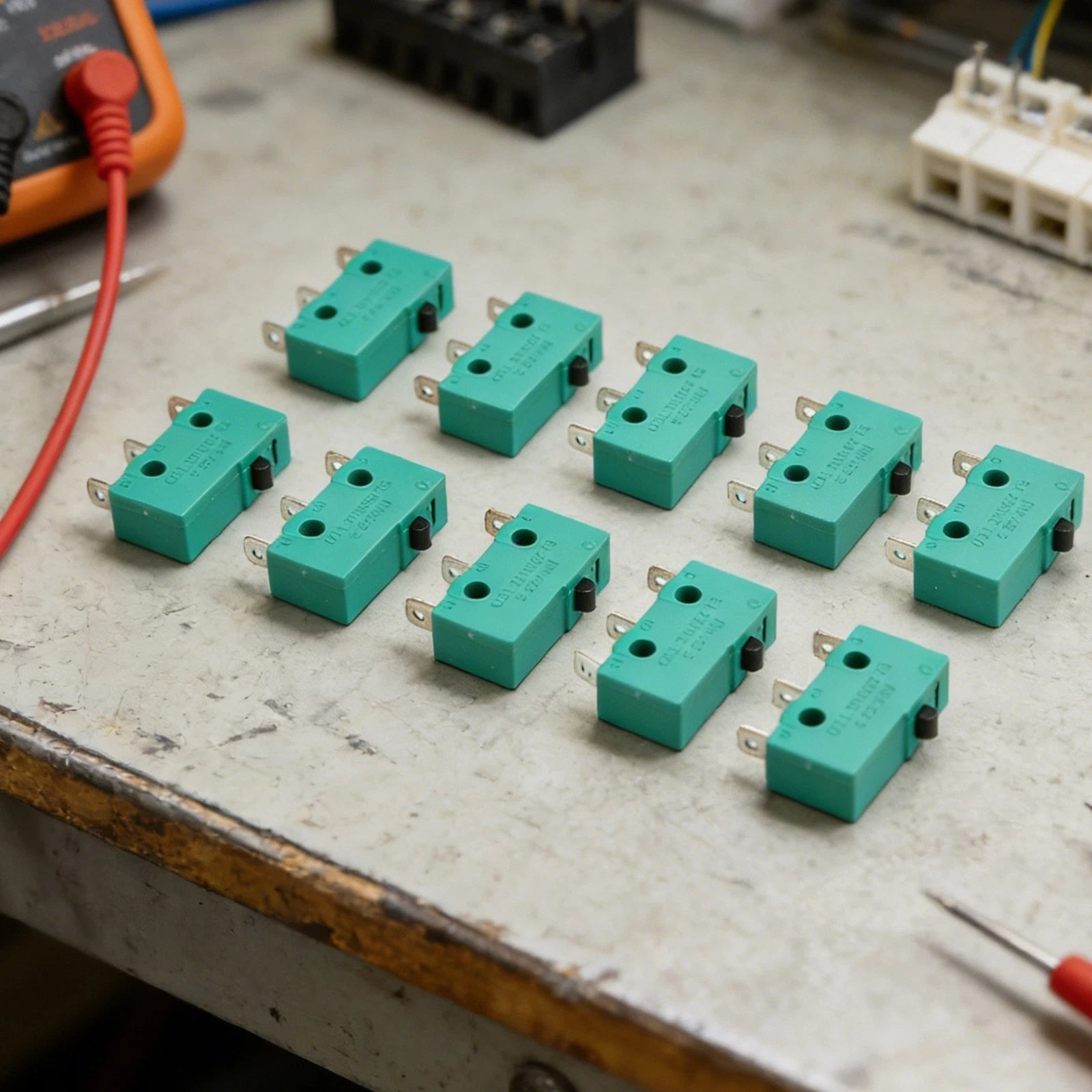 KW4 3Z 3 Switch for MINI (Dustproof, 5A, 250VAC, Green, Snap Action)